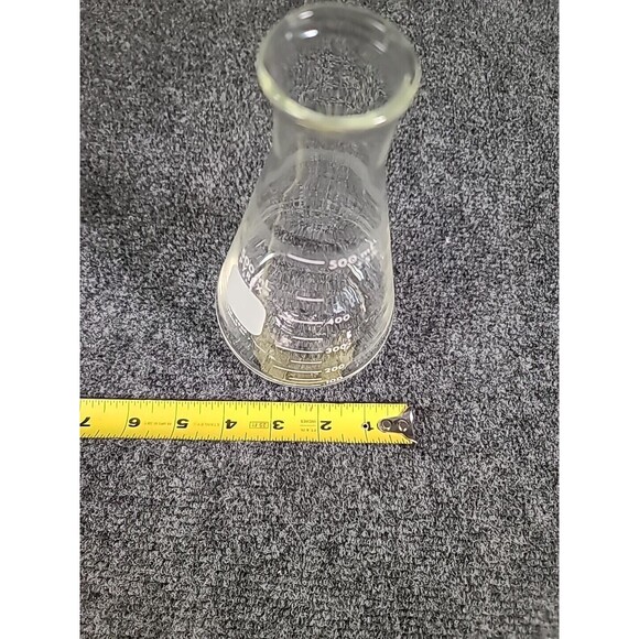 Vintage Glass Pyrex 4980 500 mL Erlenmeyer Flask Beaker USA Clean - Picture 3 of 5